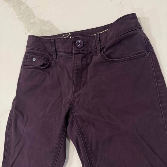 EDC by Esprit High Skin Denim SkinFit Jeans Womens 32 Short Burgundy/Purple Edgy - Picture 4 of 9